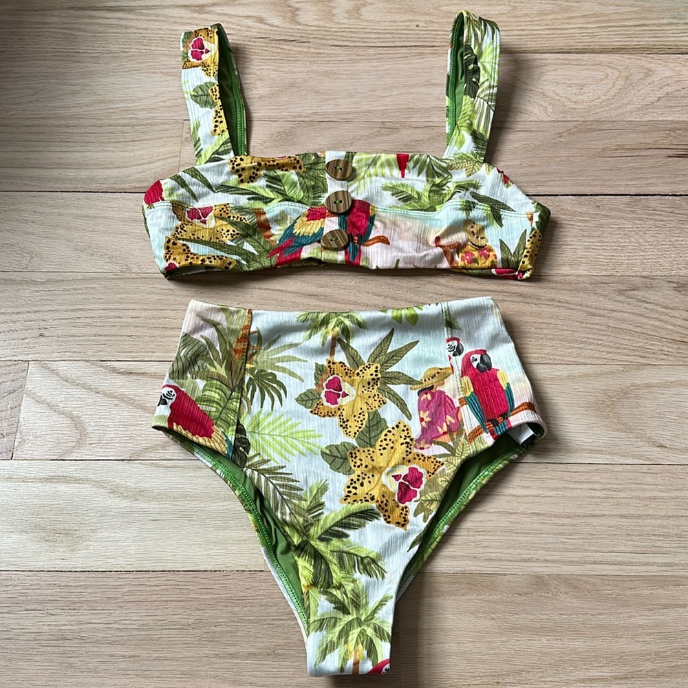 FARM RIO HIGH WAISTED BIKINI